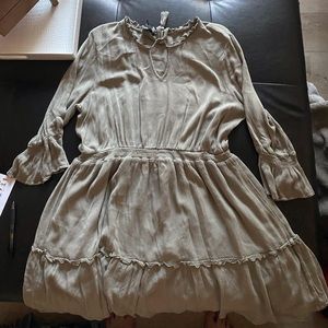 Olive green fall dress!